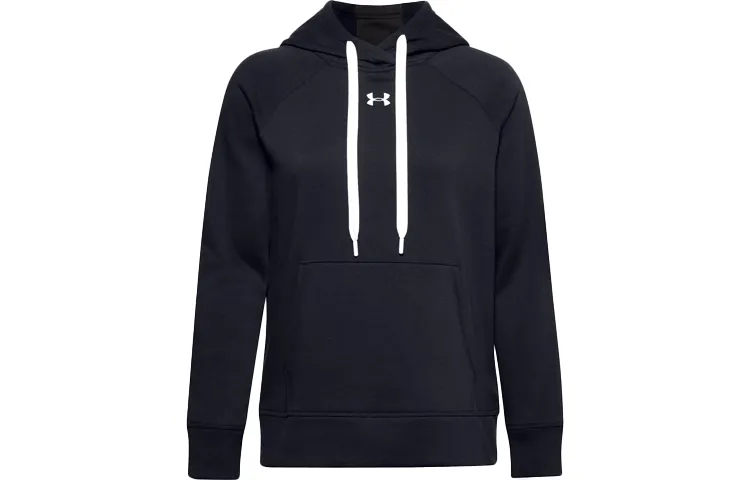 Under Armour Sweatshirts Women's Black Hooded Moderate Regular