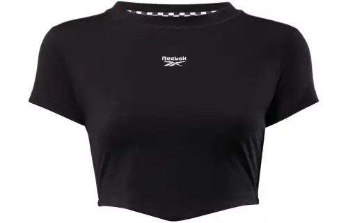 Reebok T Shirts Women's Black Crew Neck Moderate Other