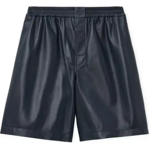 Loewe leather shorts