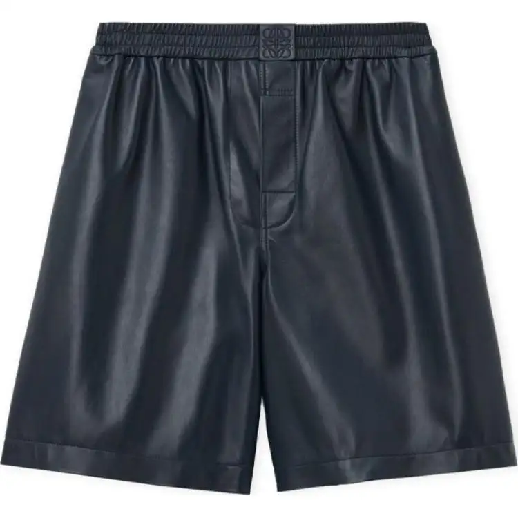 Loewe leather shorts