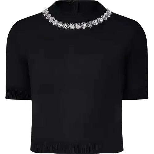 LOUIS VUITTON FW24 Sweater Women's Black