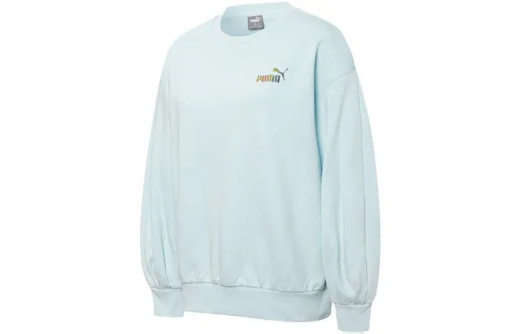 PUMA Skb Sweatshirts Women's Blue Crew Neck Moderate Regular