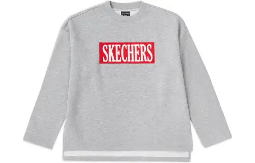 Skechers T Shirt Women's Medium Gray