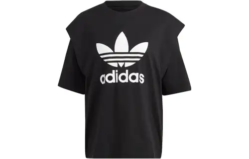 Adidas Originals Cap-sleeve Logo-print T-shirt