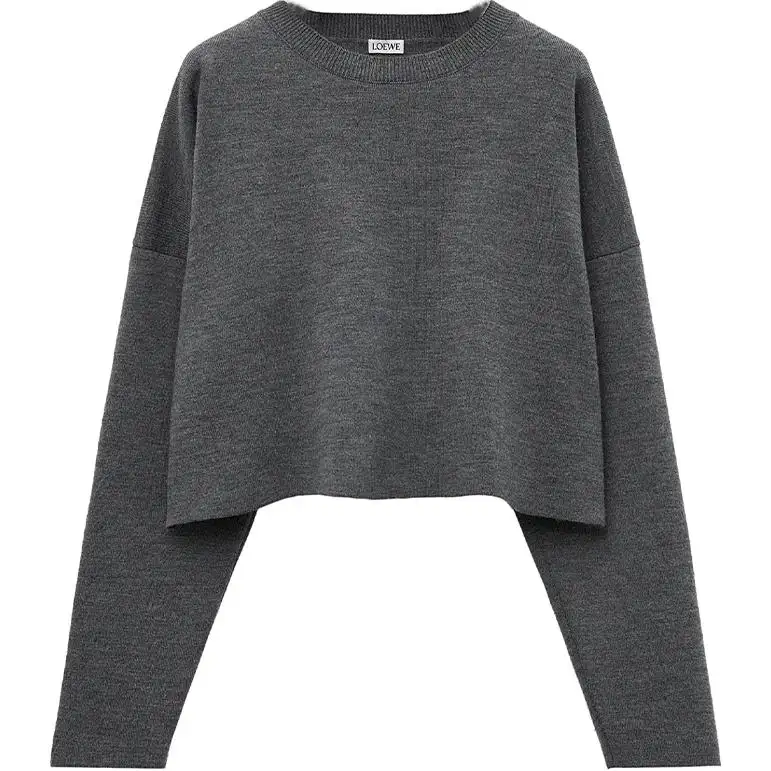 LOEWE SS25 Women's Pre Selection Collection Sweater Women's Dark Gray