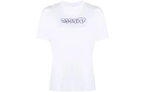 OFF WHITE Regular Sleeve T Shirt Women's