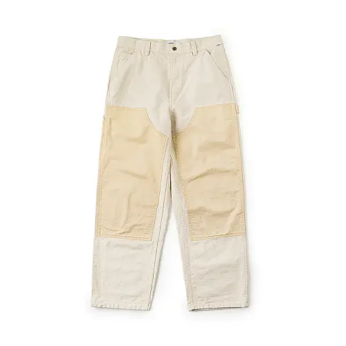 Vans Casual Pants Retro Sports Pants Men's Ecru