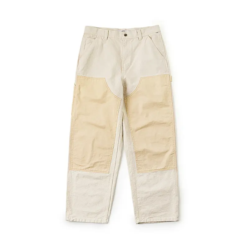 Vans Casual Pants Retro Sports Pants Men's Ecru