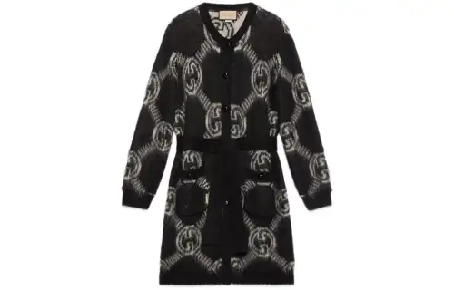 GUCCI Knitwear Women's Black V Neck Moderate