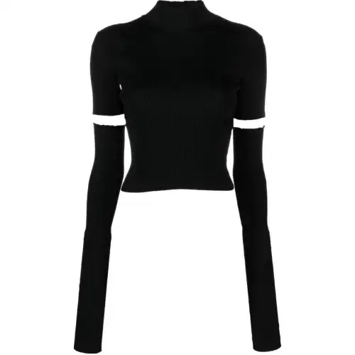 Balenciaga Knitwear Slim Fit Women's Black