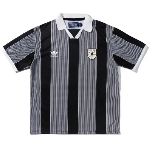 Adidas Originals SS24 Soccer Jersey Unisex Black White