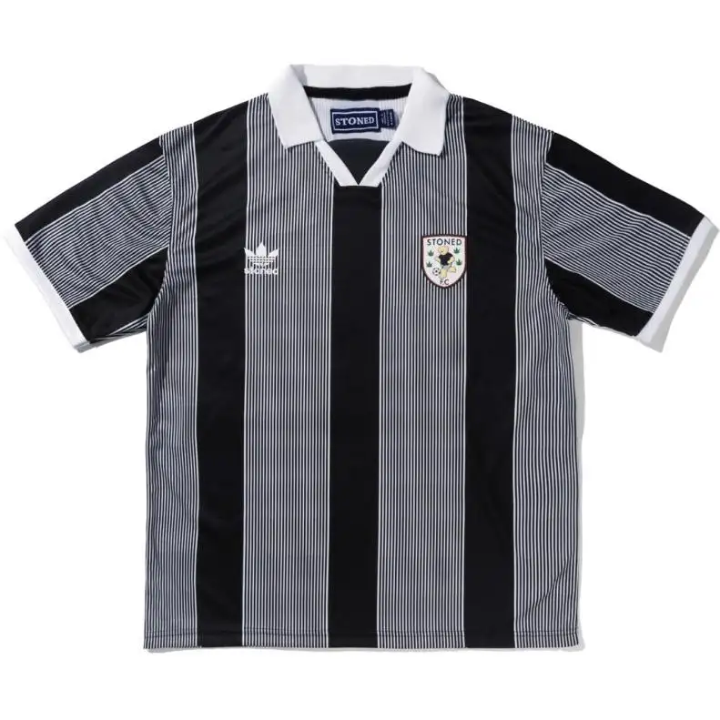 Adidas Originals SS24 Soccer Jersey Unisex Black White