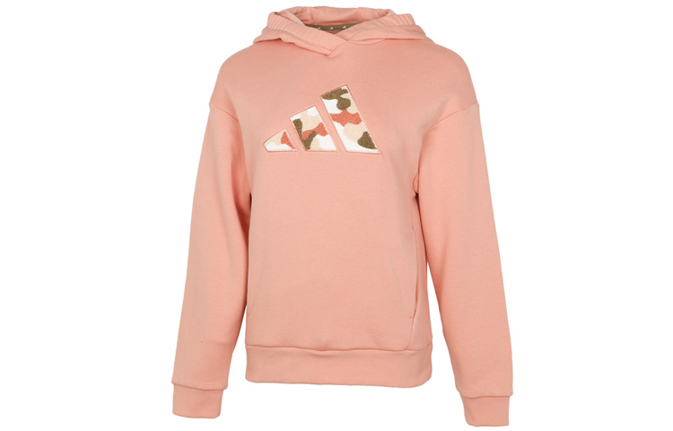 Женское худи adidas (оранжевое)