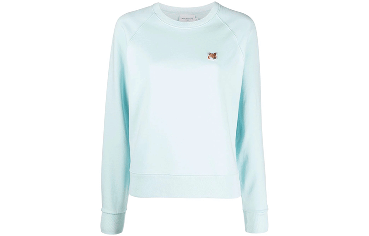 Женский свитшот Maison Kitsune FW21 (голубой)