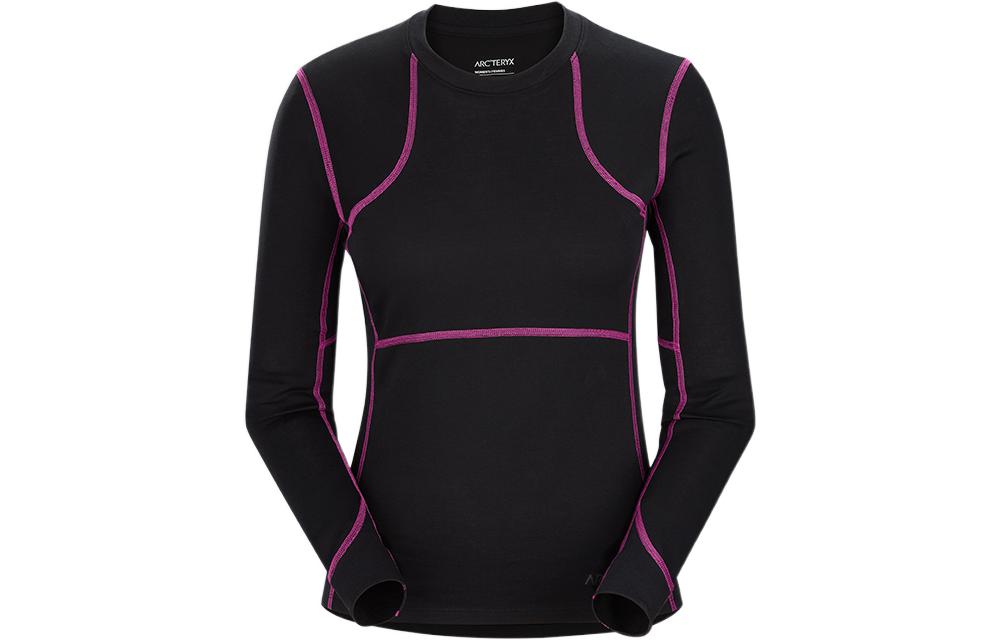 Женская футболка Arcteryx SYSTEM_A Alesa Long (черная)