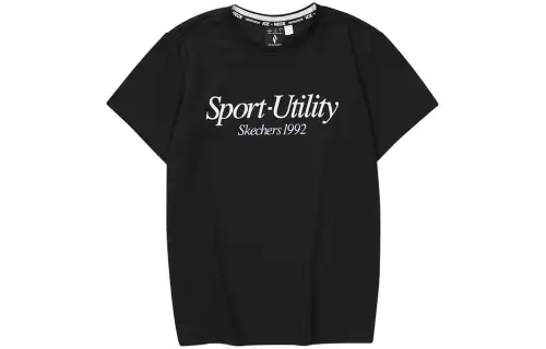Skechers T Shirt Women's Carbon Black