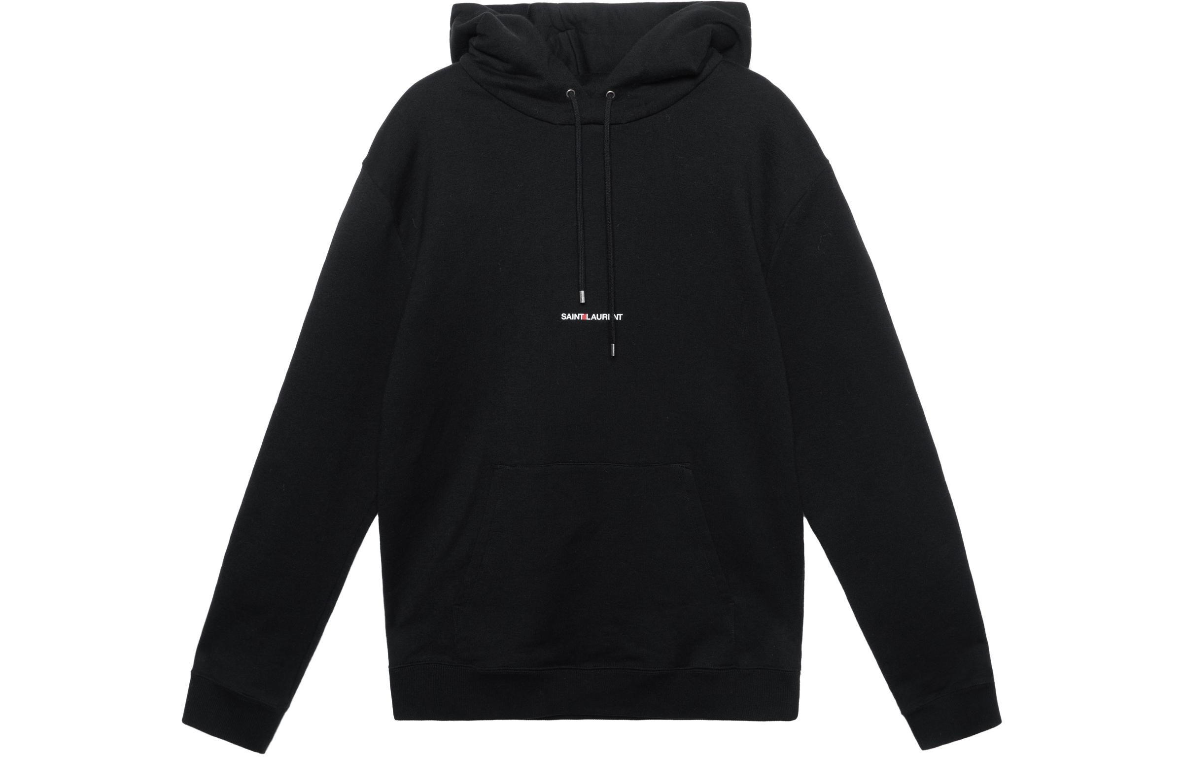 Женское худи SAINT LAURENT SAINT LAURENT FW21 Logo (черное)