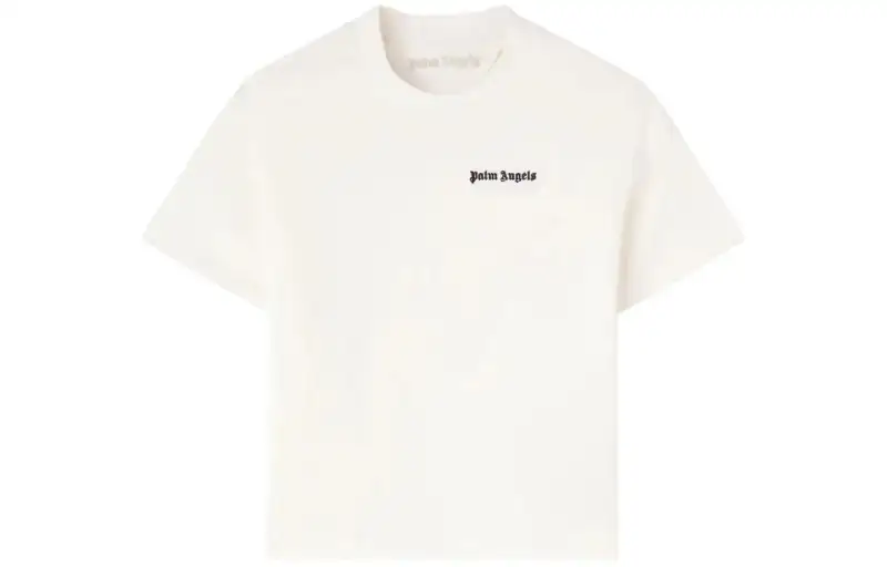 Palm Angels logo-embroidered cotton T-shirt
