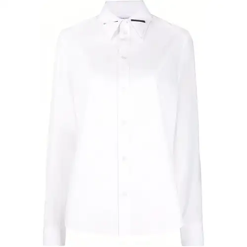 Bottega Veneta Embellished Collar Long Sleeved Shirt