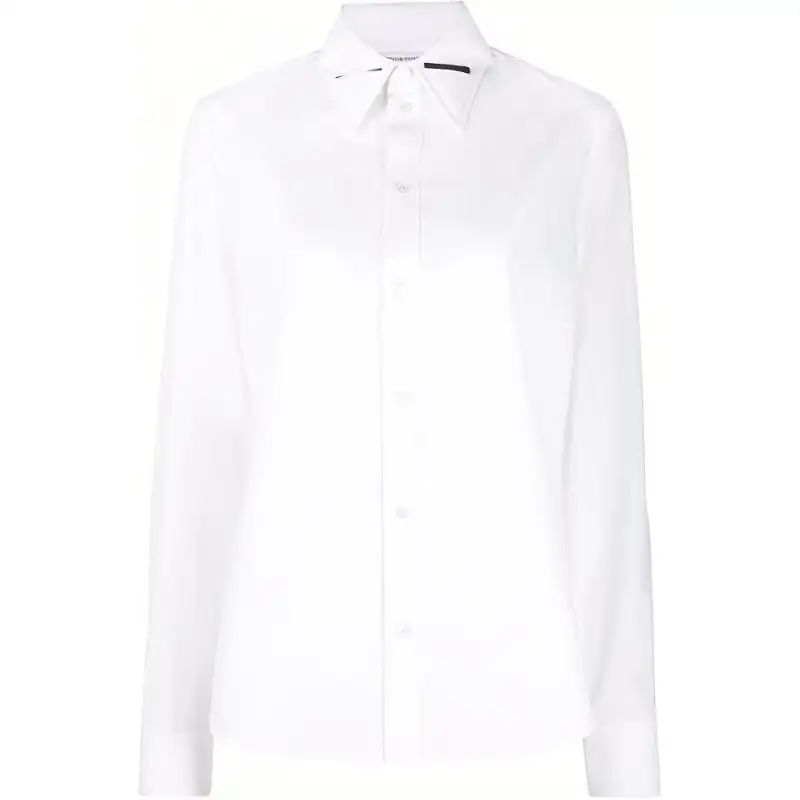 Bottega Veneta Embellished Collar Long Sleeved Shirt