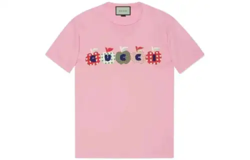 GUCCI SS23 Regular T Shirt Women's Pink