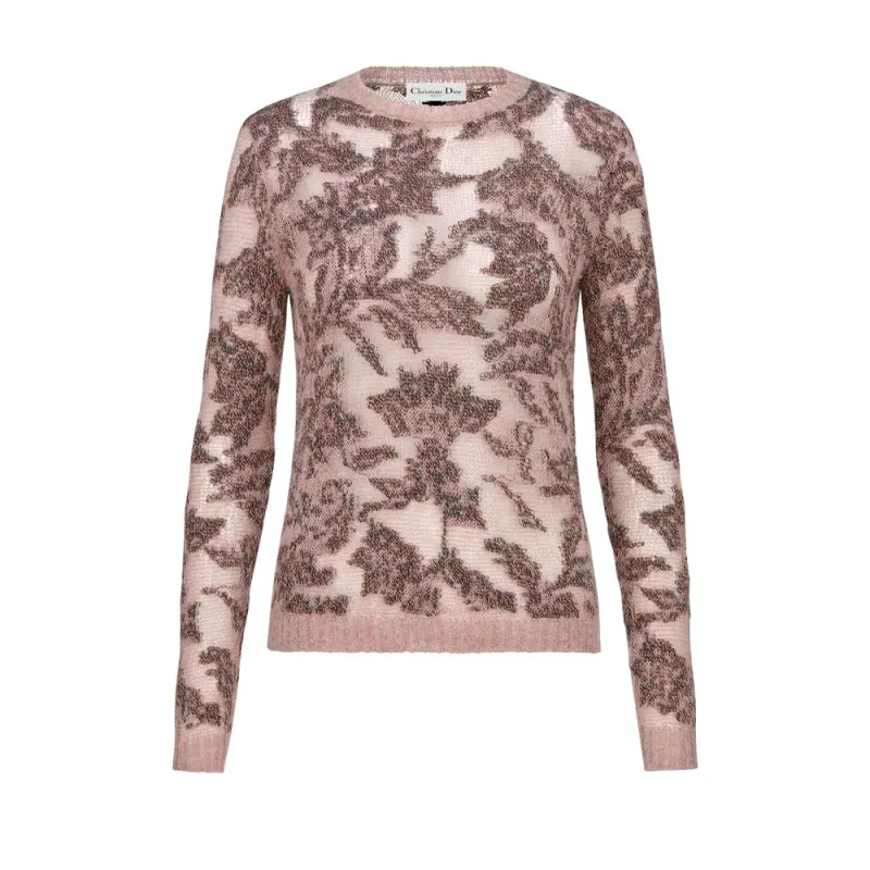 DIOR Knitwear Women's Khaki Crew Neck Moderate Other