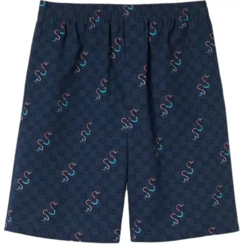 GUCCI SS25 Casual Shorts Men's Blue