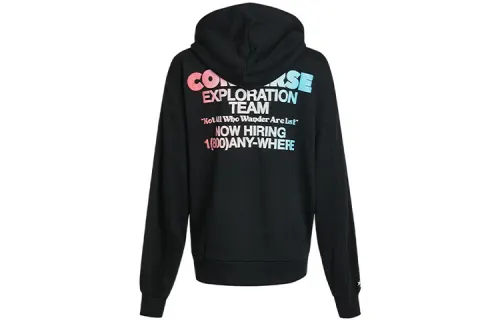 Converse Exploration Team Sweatshirts Women's Black Hooded Moderate Regular