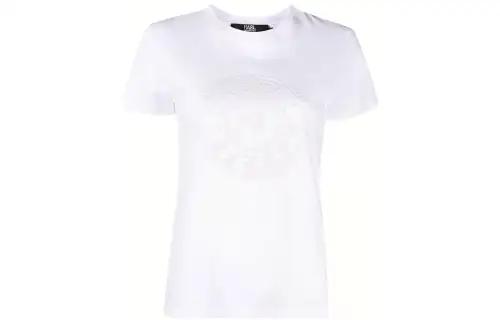 【Previous Season】embossed logo-print T-shirt