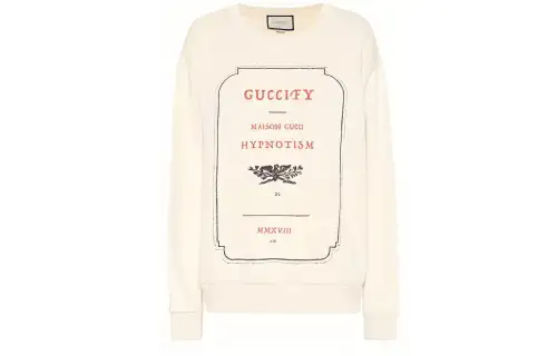 GUCCI SS18 Sweatshirt Women's Ecru