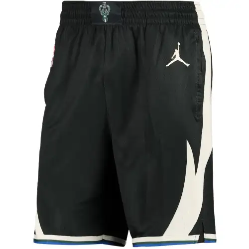 NBA X Jordan Joint Model Milwaukee Bucks Statement Basketball Pants Men's Black