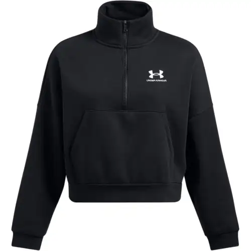 Under Armour Icon Fleece Oversized ½ Zip Sweatshirt Women's Black