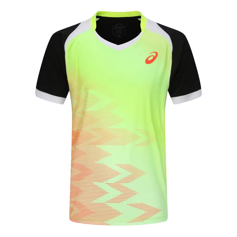 ASICS Badminton Jersey Unisex Black Green