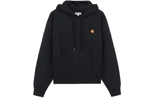 KENZO Tiger Crest Embroidered Drawstring Hoodie