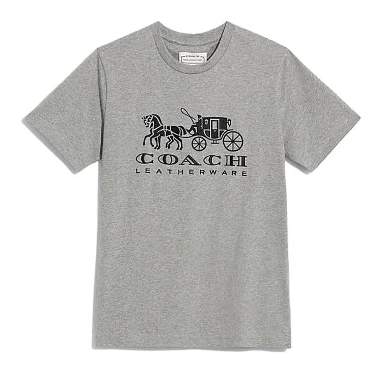 COACH T-Shirts Women's Crew Neck Moderate