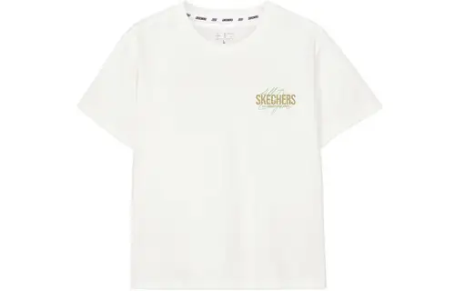 Skechers T Shirt Women's Marshmallow White