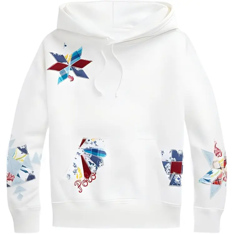 Polo Ralph Lauren SS22 Sweatshirt Loose Fit Women's White