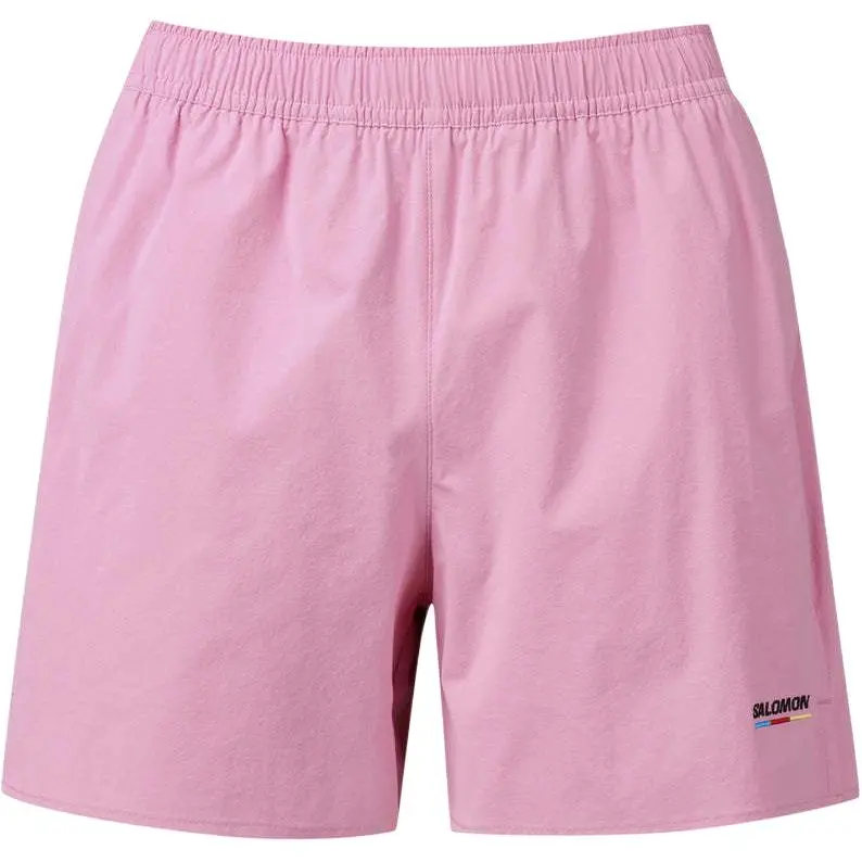 SALOMON Casual Shorts Unisex Pink