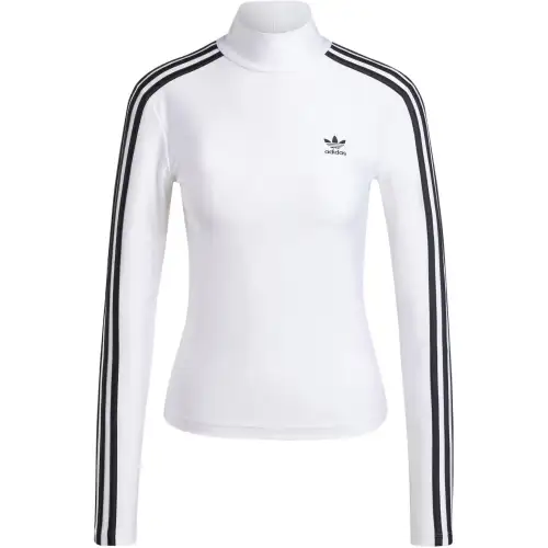 Adidas Originals Adicolor 3 Stripes Turtleneck Long Sleeve Tee