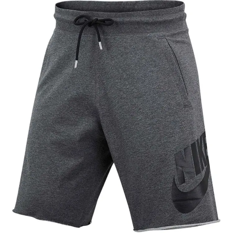 Nike Casual Shorts Men's Gray Moderate Straight Fit Pants