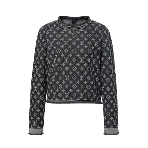 Lv Monogram Jacquard Pullover