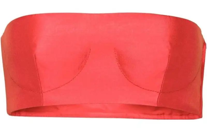 PRADA SS22 Strapless Top Women's Red