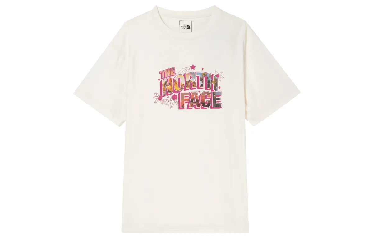 THE NORTH FACE Summer Outdoor Exploration SS23 Drop Shoulder Sleeve T Shirt Women's White