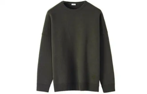 LOEWE FW21 Loose Fit Sweater Women's Dark Green