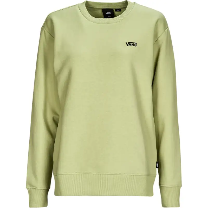 Vans Sweatshirts Women's Green Crew Neck Moderate Regular