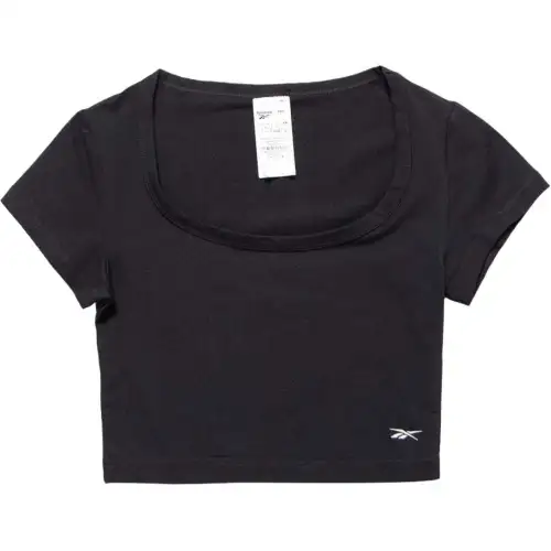 Reebok T Shirts Women's Black Square Collar Moderate Other