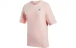 Jordan Drop Shoulder Sleeve T Shirt Women's Elegant Light Pink