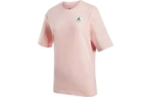 Jordan Drop Shoulder Sleeve T Shirt Women's Elegant Light Pink