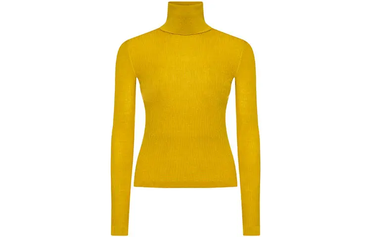 SAINT LAURENT FW21 Sweater Women's Yellow
