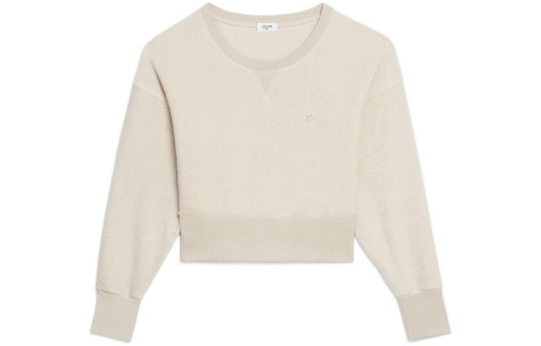 Женская худи CELINE Sweatshirt FW22 (кремовая)